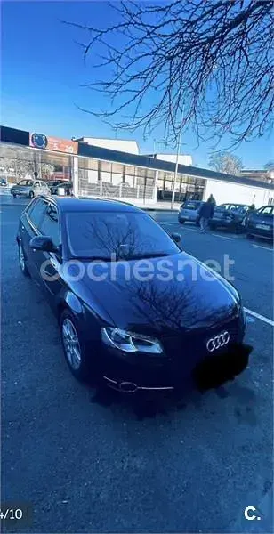 Usado Audi A3 Attraction 105 CV (77 kW) 2012 Negro Utilitario