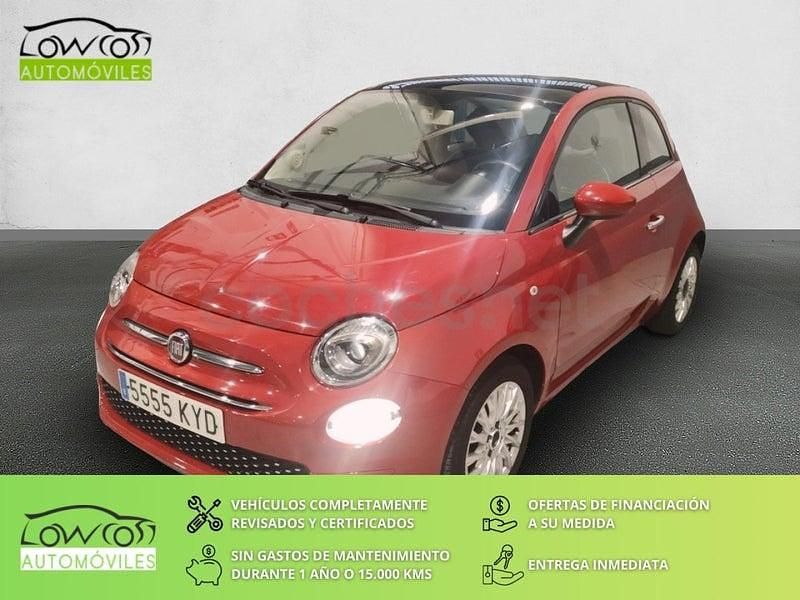 Usado Fiat 500 Lounge 69 CV (50 kW) 2019 Rojo Berlina