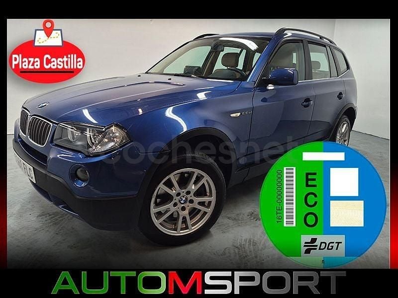 Usado BMW X3 218 CV (160 kW) 2007 Azul SUV