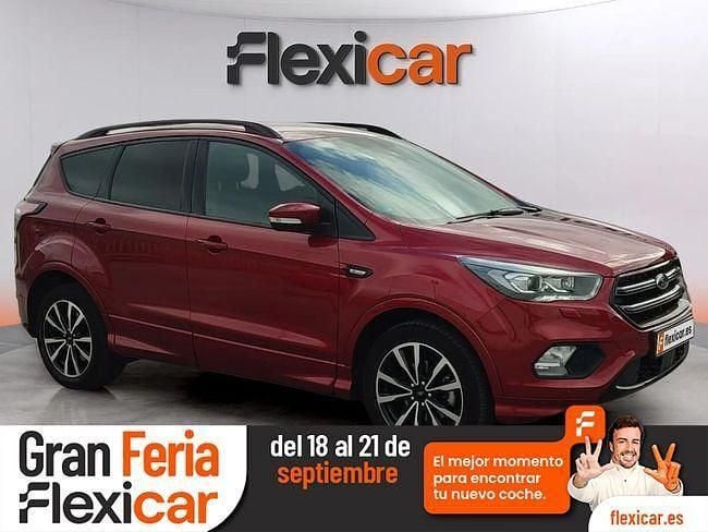 Rojo Usado 2018 Ford Kuga ST-Line SUV | 13.990 € (Precio justo) - Imagen 1/4