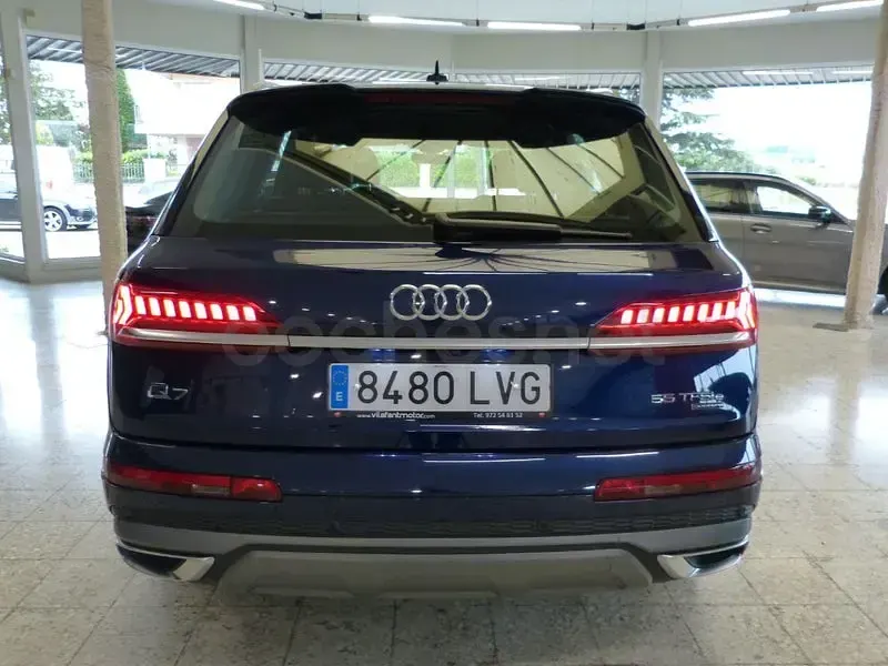 Usado Audi Q7 S-line plus 381 CV (280 kW) 2021 Azul SUV