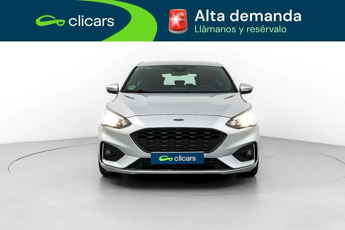 Brugt Ford Focus ST-Line 120 HK (88 kW) 2019 Sølv Hatchback