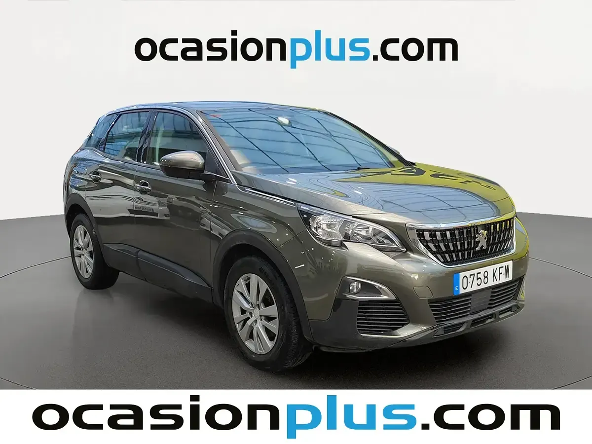 Usado Peugeot 3008 Active 130 CV (95 kW) 2017 Gris SUV