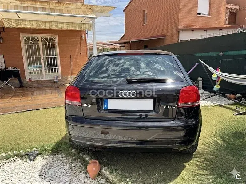 Usado Audi A3 S-Line 105 CV (77 kW) 2007 Negro Utilitario