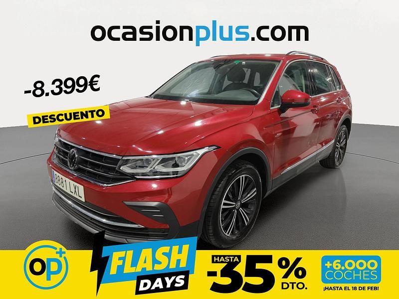 Usado VW Tiguan Life 150 CV (110 kW) 2022 Rojo SUV