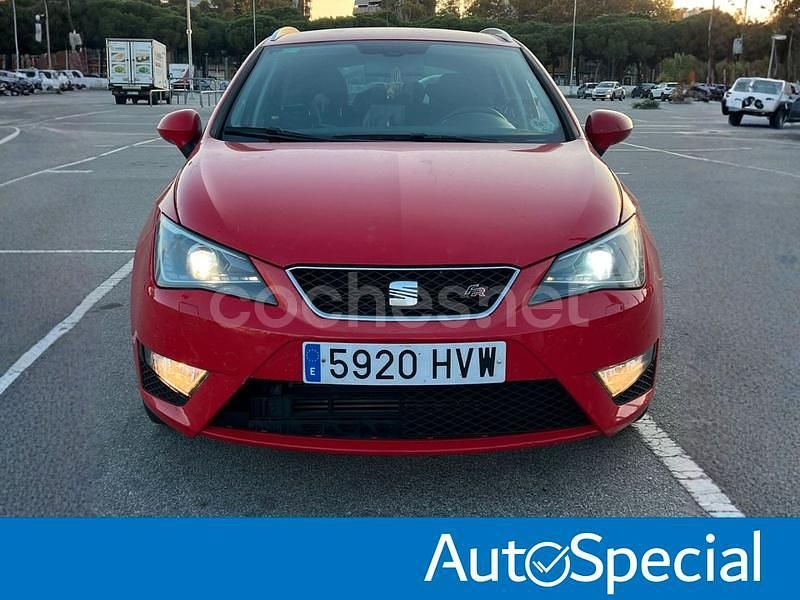Rojo Usado 2014 Seat Ibiza ST FR Familiar | 6990 € (Precio justo) - Imagen 1/2