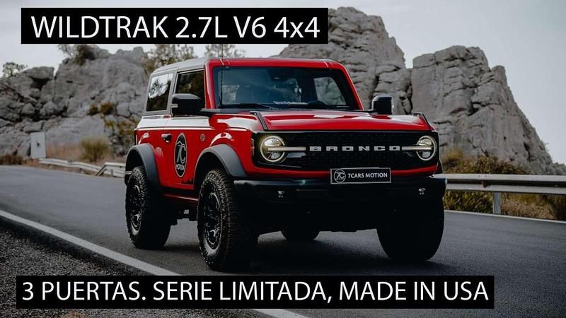 Rojo Usado 2022 Ford Bronco Wildtrack SUV | 94.450 € - Imagen 1/4