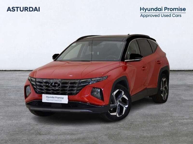 Rojo Usado 2021 Hyundai Tucson SUV | 24.990 € (Precio justo) - Imagen 1/4