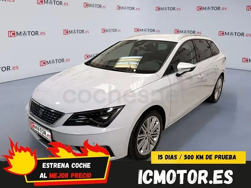 Usado Seat Leon FR 190 CV (139 kW) 2018 Blanco Berlina