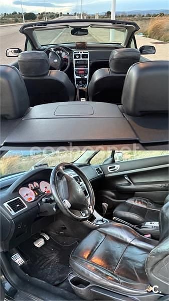 Usado Peugeot 307 CC 138 CV (101 kW) 2004 Negro Descapotable