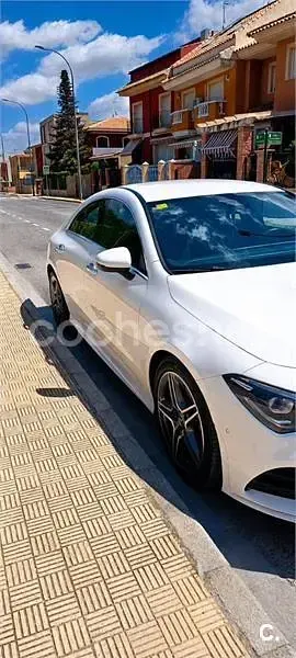 Usado Mercedes CLA200 150 CV (110 kW) 2020 Blanco Coupe