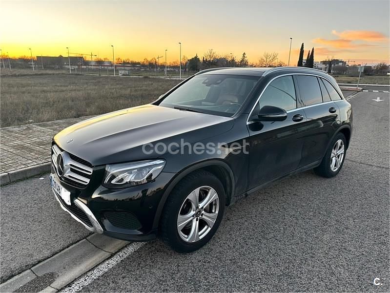 Usado Mercedes GLC220 170 CV (125 kW) 2018 Negro SUV