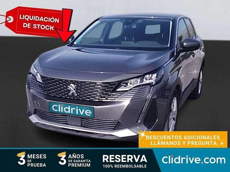 Usado Peugeot 3008 Active 131 CV (96 kW) 2021 Gris SUV
