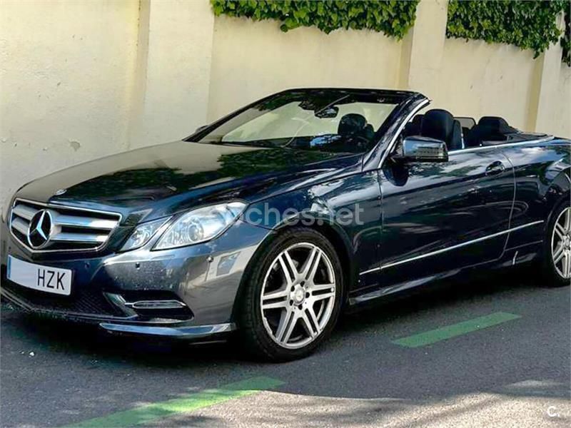 Azul Usado 2013 Mercedes E220 Elegance Descapotable | 18.500 € (Precio justo) - Imagen 1/4