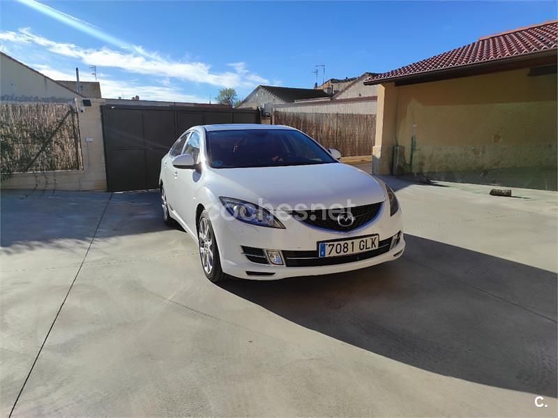 Usado Mazda 6 Luxury 170 CV (125 kW) 2009 Blanco Berlina
