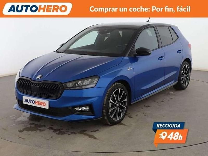 Azul Usado 2024 Skoda Fabia Monte Carlo Utilitario | 21.545 € (Precio justo) - Imagen 1/3