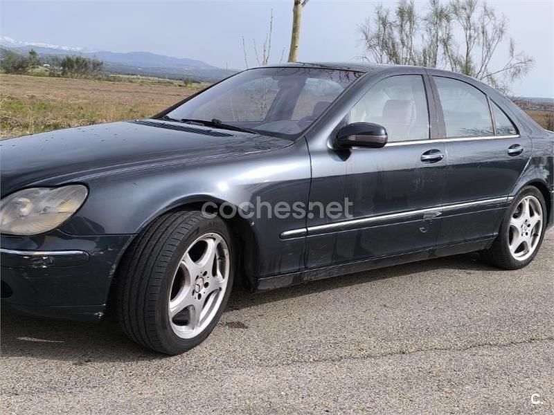 Usado Mercedes S430 279 CV (205 kW) 2001 Azul Berlina