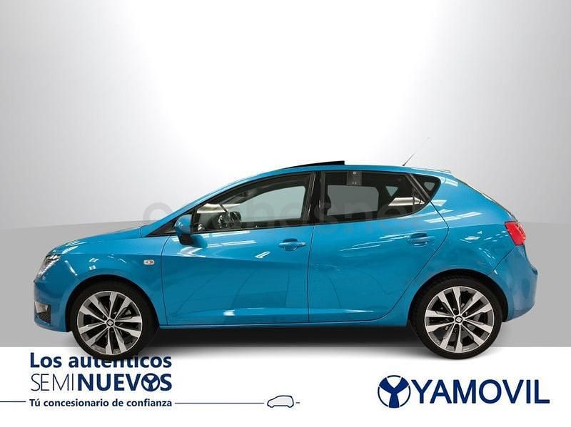 Usado Seat Ibiza FR 110 CV (80 kW) 2016 Azul Utilitario
