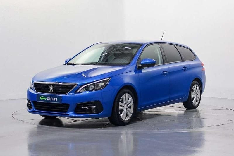 Azul Usado 2021 Peugeot 308 SW GT Familiar | 10.890 € (Super precio) - Imagen 1/4