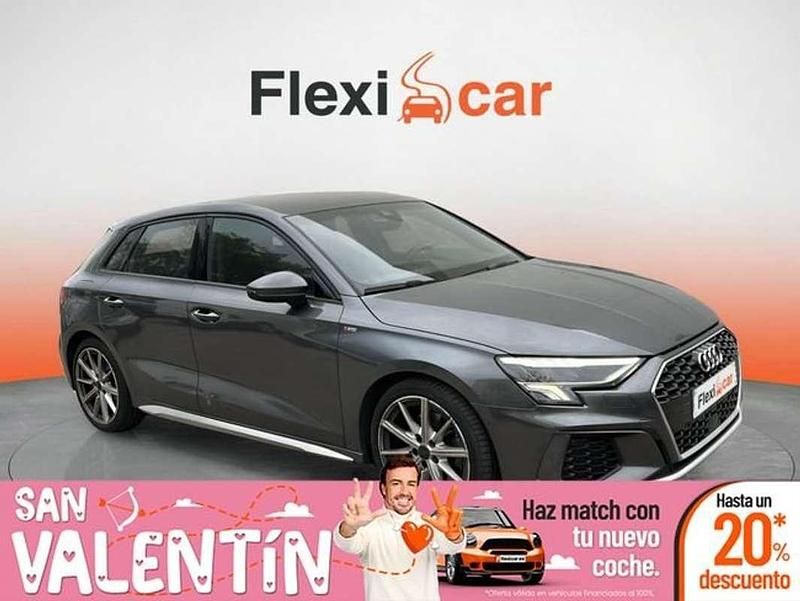 Usado Audi A3 Sportback S-Line 150 CV (110 kW) 2020 Gris Utilitario