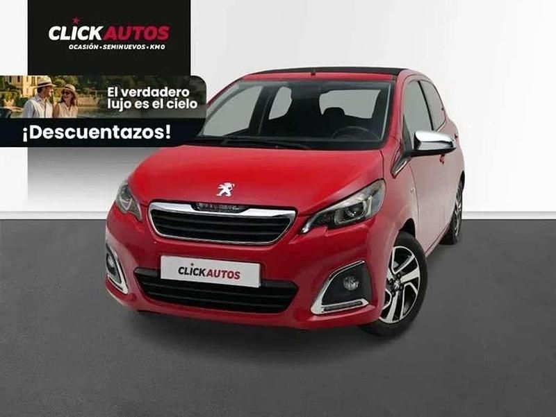 Usado Peugeot 108 Allure 72 CV (52 kW) 2021 Rojo Utilitario