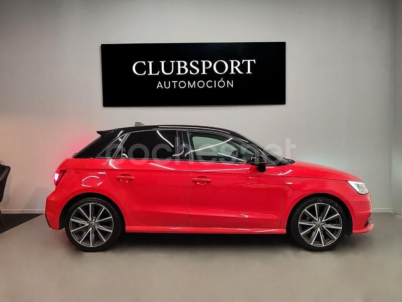 Usado Audi A1 Sportback S-Line 90 CV (66 kW) 2016 Rojo Utilitario