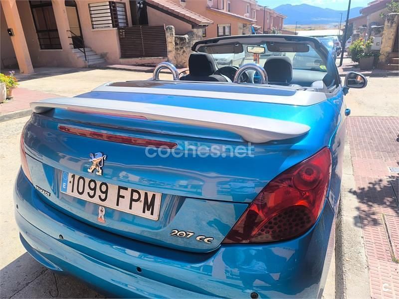 Azul Usado 2007 Peugeot 207 CC Sport Descapotable | 3600 € (Precio justo) - Imagen 1/4