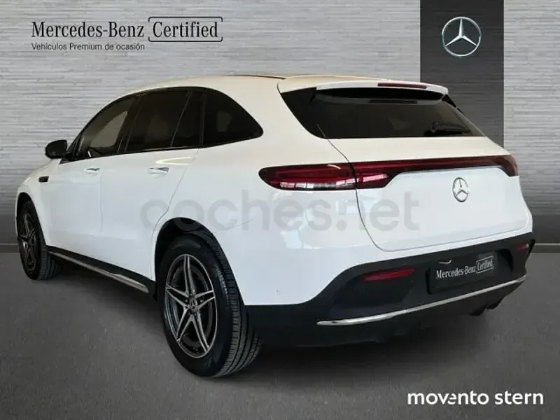 Usado Mercedes EQC400 300 kW (408 CV) 2021 Blanco polar SUV