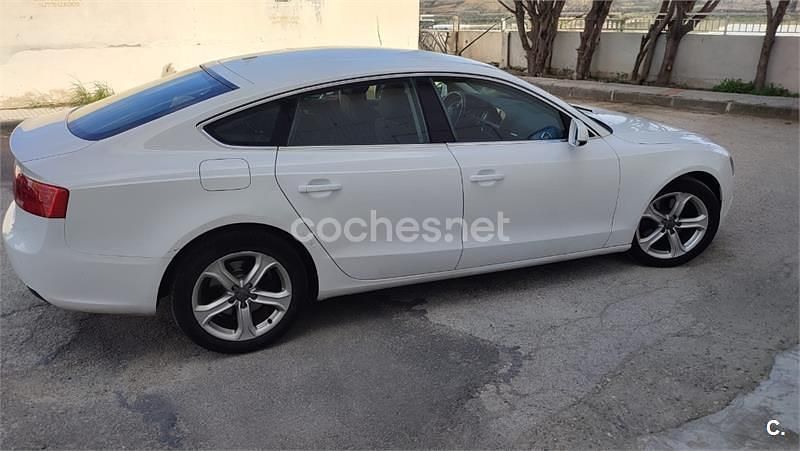 Usado Audi A5 Sportback 150 CV (110 kW) 2014 Blanco Utilitario