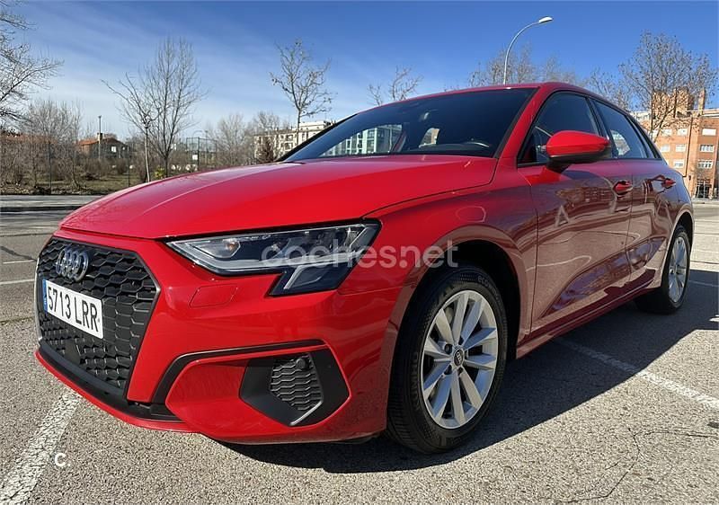 Usado Audi A3 116 CV (85 kW) 2021 Rojo Berlina