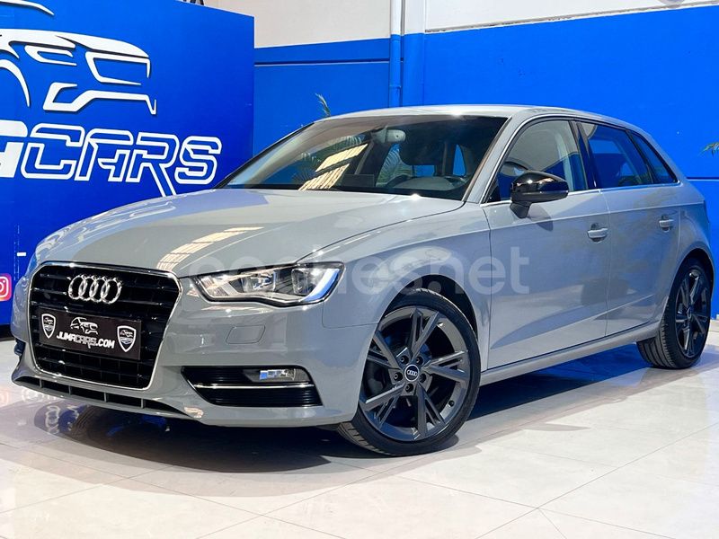 Gris / plata Usado 2015 Audi A3 Sportback S-Line Berlina | 15.990 € (Precio justo) - Imagen 1/4