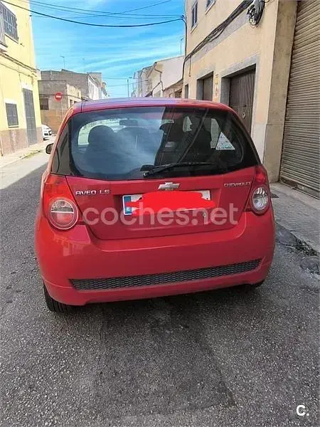 Usado Chevrolet Aveo LT 101 CV (74 kW) 2011 Rojo Berlina