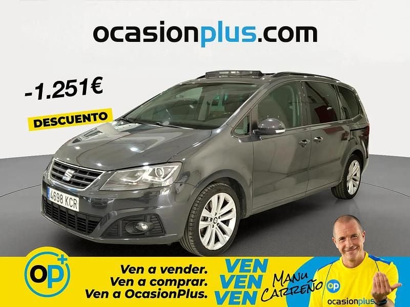 Usado Seat Alhambra 4Drive 184 CV (135 kW) 2017 Gris Monovolumen
