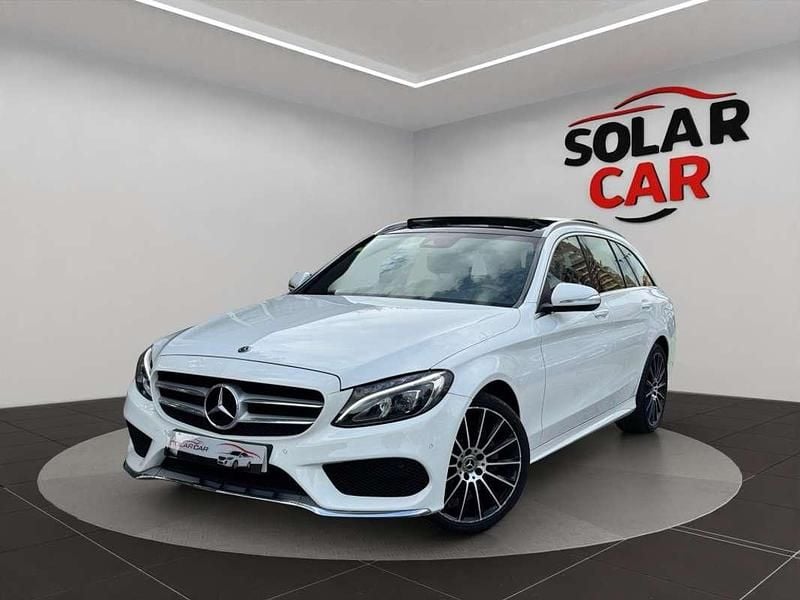 Blanco Usado 2018 Mercedes C220 Familiar | 22.600 € (Precio justo) - Imagen 1/4
