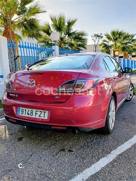 Rojo Usado 2008 Mazda 6 Sportive Berlina | 6900 € (Un poco caro) - Imagen 1/2