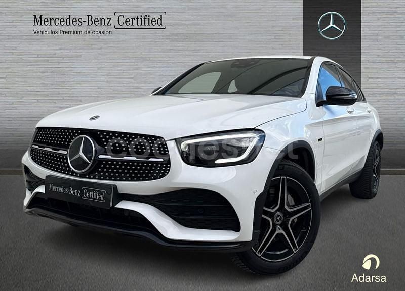 Blanco Usado 2021 Mercedes GLC300e Coupe | 40.900 € (Un poco caro) - Imagen 1/4