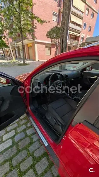 Usado Audi A3 Ambition 140 CV (102 kW) 2007 Rojo Utilitario