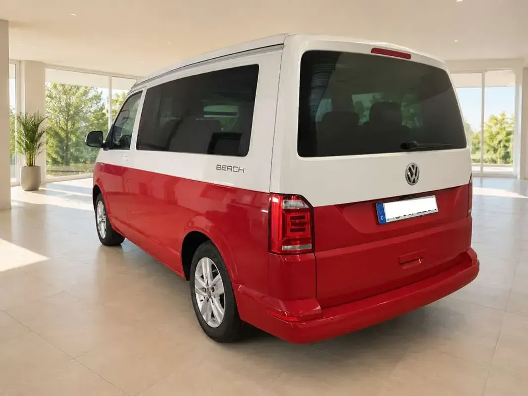 Usado VW California Beach 204 CV (150 kW) 2018 Rojo Van