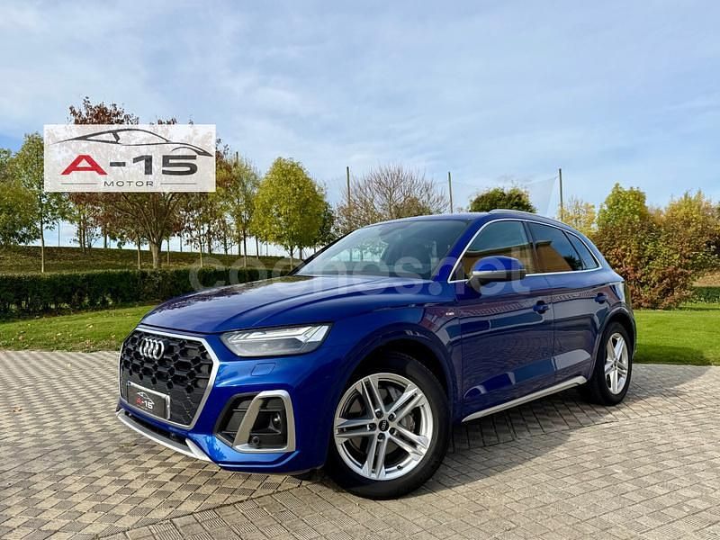 Azul Usado 2021 Audi Q5 S-Line SUV | 30.900 € (Precio justo) - Imagen 1/4
