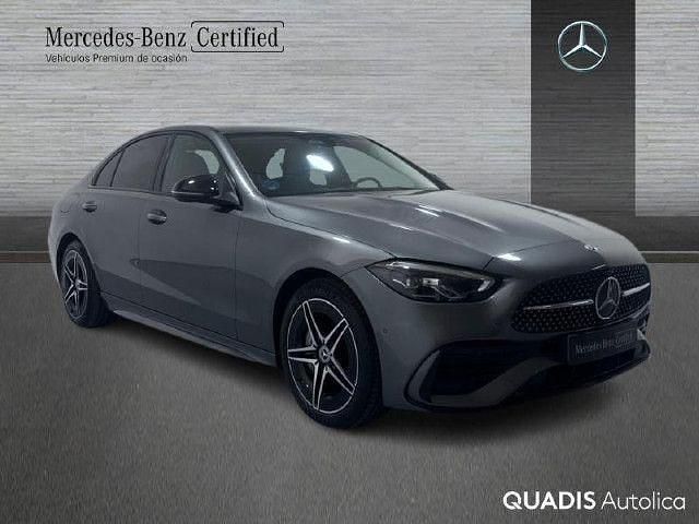Usado Mercedes C300e AMG line 313 CV (230 kW) 2024 Gris selenita