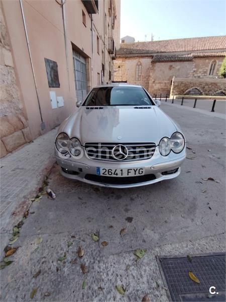 Gris / plata Usado 2002 Mercedes SL500 Descapotable | 14.500 € (Buen precio) - Imagen 1/4