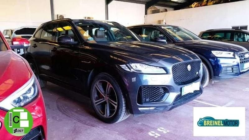 Usado Jaguar F-Pace S 300 CV (220 kW) 2018 Gris SUV