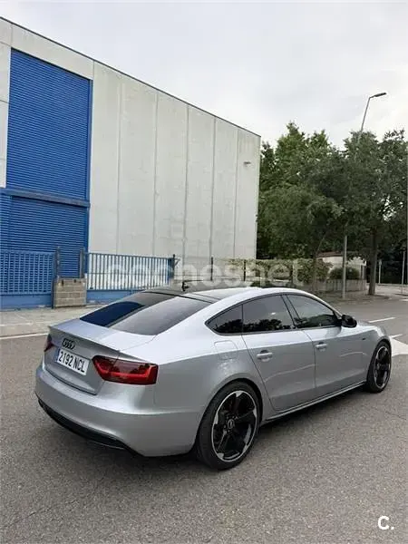 Usado Audi A5 Sportback Advanced 190 CV (139 kW) 2015 Gris / plata Utilitario
