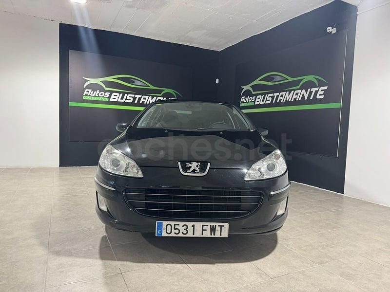 Usado Peugeot 407 Premium 136 CV (100 kW) 2007 Negro Berlina