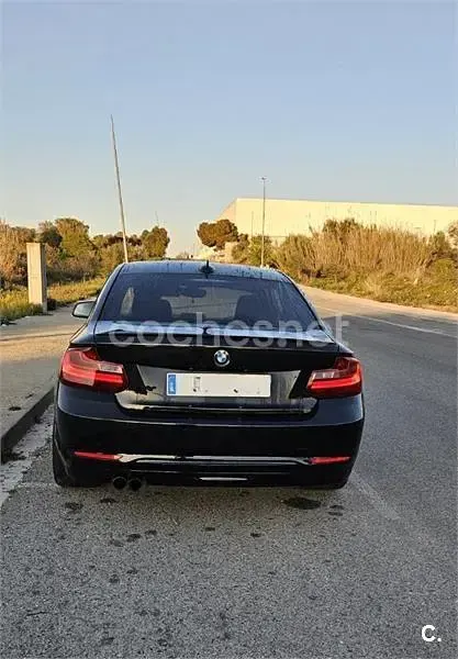 Usado BMW 220 Sport Line 184 CV (135 kW) 2015 Negro Coupe