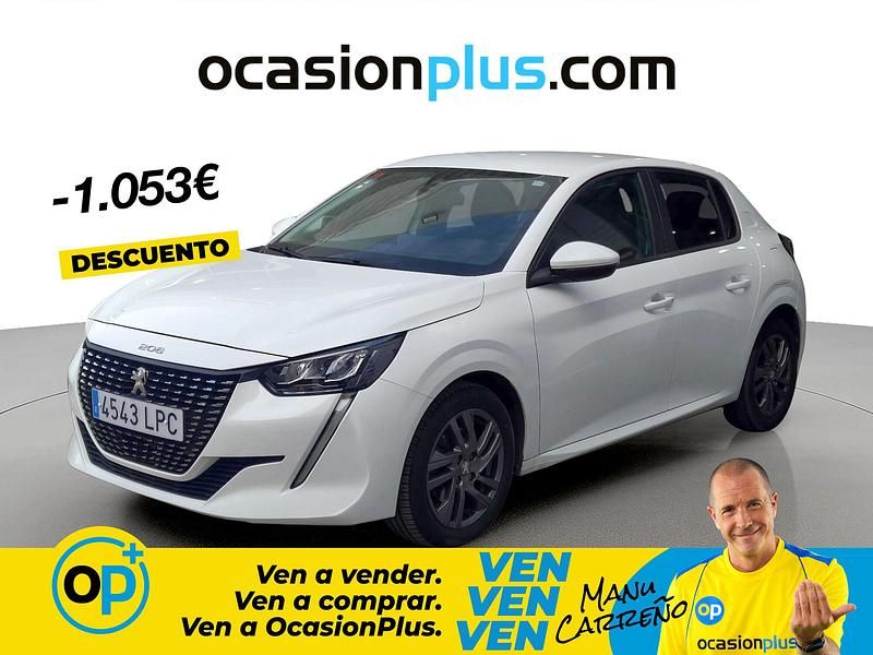Usado Peugeot 208 Active 100 CV (73 kW) 2021 Blanco Utilitario