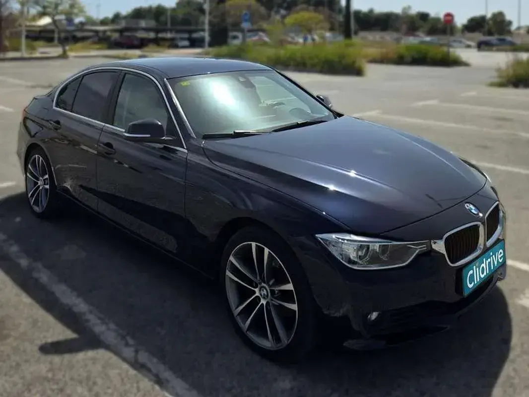 Usado BMW 320 Efficient Dynamics 163 CV (119 kW) 2015 Azul Berlina