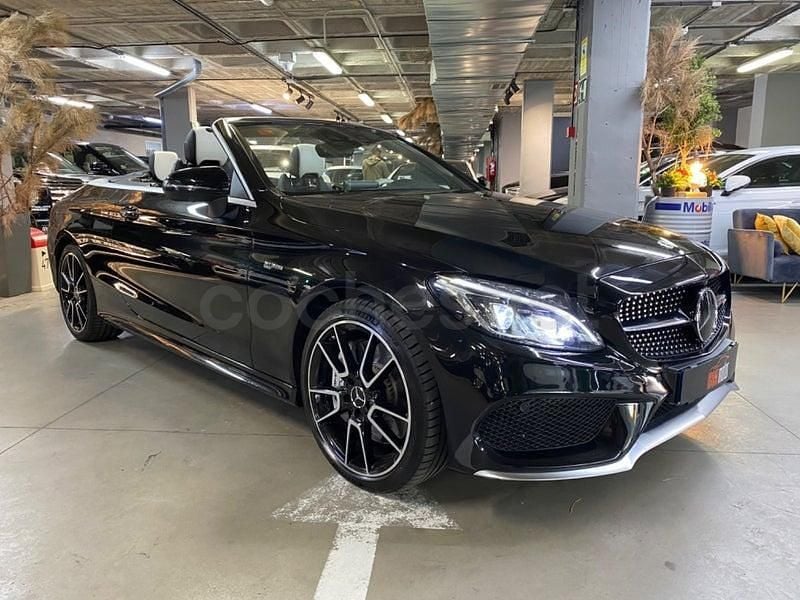 Usado Mercedes C43 AMG 367 CV (269 kW) 2016 Negro Descapotable