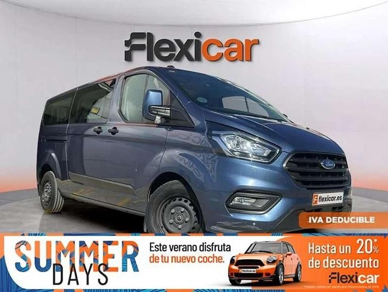 Azul Usado 2023 Ford Transit Custom Trend+ Familiar | 30.890 € (Buen precio) - Imagen 1/4