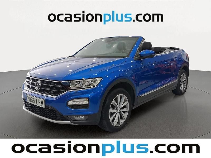 Usado VW T-Roc Cabriolet Style 116 CV (85 kW) 2021 Azul Descapotable